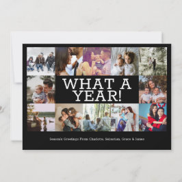 レビュー年12の写真のクリスマスパーソナライズされた シーズンカード