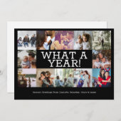 レビュー年12の写真のクリスマスパーソナライズされた シーズンカード (正面/裏面)