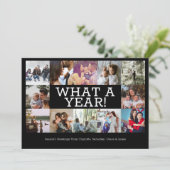 レビュー年12の写真のクリスマスパーソナライズされた シーズンカード (スタンド正面)