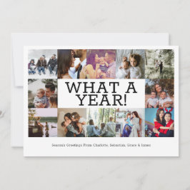 レビュー年12の写真のクリスマスパーソナライズされた シーズンカード