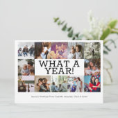 レビュー年12の写真のクリスマスパーソナライズされた シーズンカード (スタンド正面)