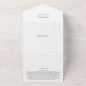 レビュー年12写真メリークリスマス オールインワン招待状 (外側)