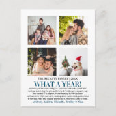 レビュー4フォトコラージュの年 シーズンポストカード (正面)