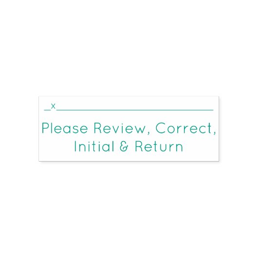 「レビュー、訂正、イニシャル、返品を受け付ける」 セルフインキングスタンプ (デザイン)