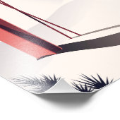 レビ，フィンランドのスキー旅行ポスター フォトプリント            (角)