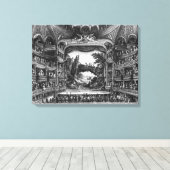 レピュブリク劇場のセカンドビュー キャンバスプリント (インサイチュ (ウッドフロア))