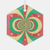 レピュブリドゥカメルーン5つ星 ガラスオーナメント (正面)