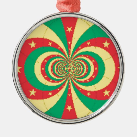 レピュブリドゥカメルーン5つ星 メタルオーナメント (正面)