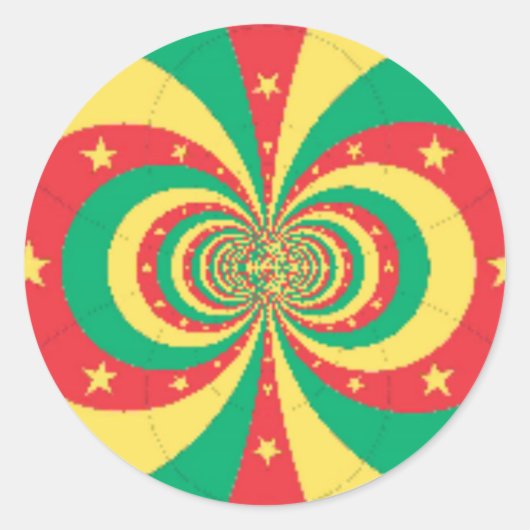 レピュブリドゥカメルーン5つ星 ラウンドシール (正面)