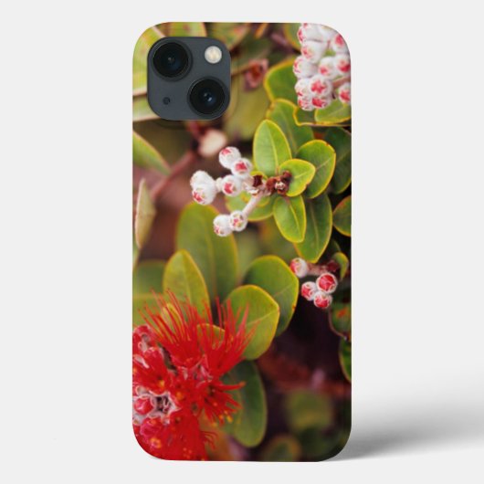 レフア花がハワイの火山で Case-Mate iPhoneケース (裏面)