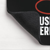 レフェリーおもしろいアート女子男性へスポーツRef公式 マウスパッド (コーナー)