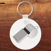 レフェリーホイッスルキーチェーン キーホルダー (正面)