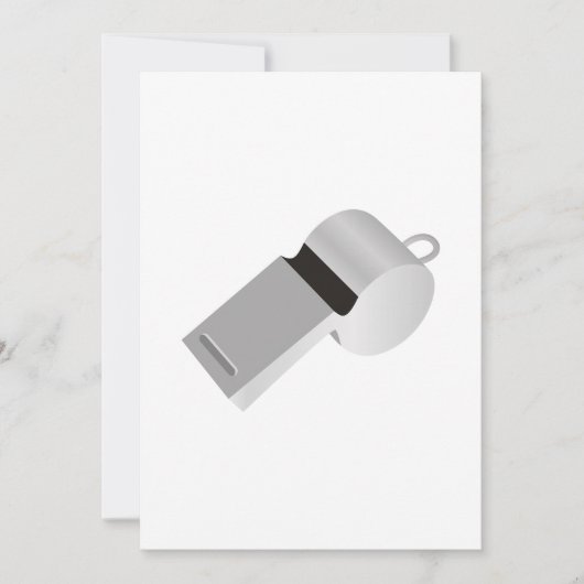 レフェリーホイッスル招待状 招待状 (正面)