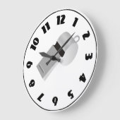 レフェリー口笛時計 ラージ壁時計 (傾斜)