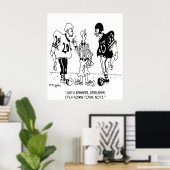 レフェリー漫画5446 ポスター (ホームオフィス)