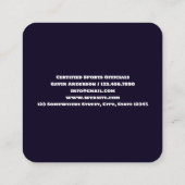 レフェリー スクエア名刺 (裏面)