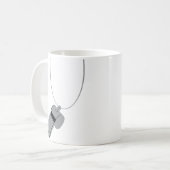 レフェリー・ホイッスル・コーチ コーヒーマグカップ (正面左)