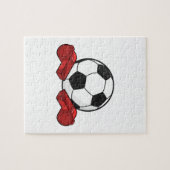 レフェリー・ホイッスル&サッカーボール ジグソーパズル (横)