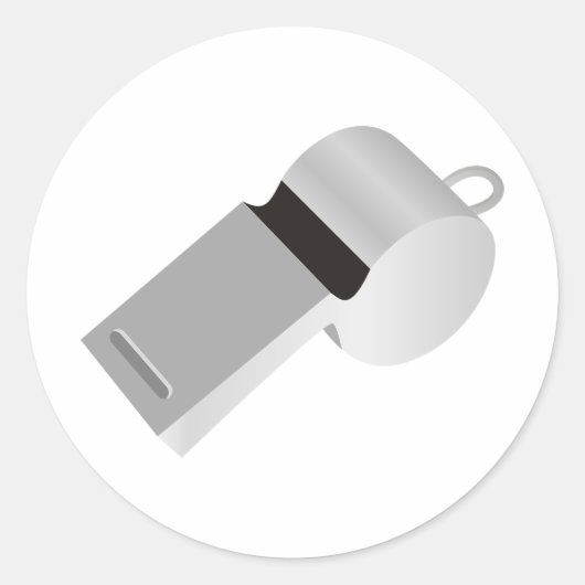 レフェリー・ホイッスル・シール ラウンドシール (正面)