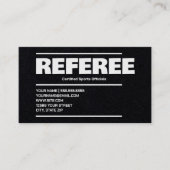 レフェリー 名刺 (正面)