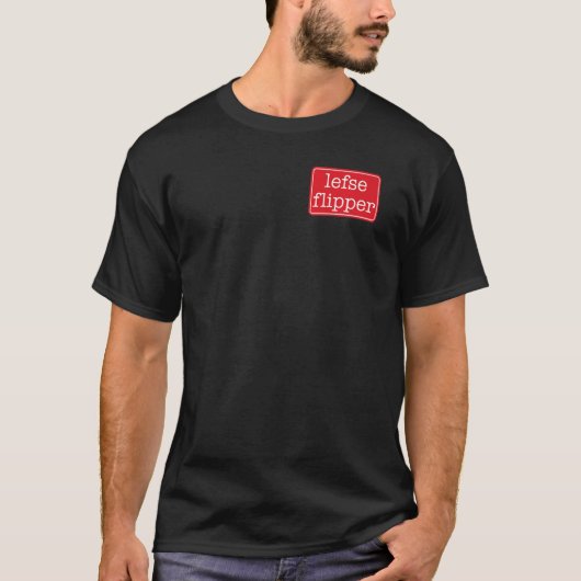 レフセをひっくり返す レフセ作りクルー Tシャツ (正面)