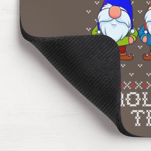 レフセズ転がチームクリスマスベーキングトメット格言 マウスパッド (コーナー)