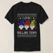 レフセ転がのチームおもしろいクリスマスベーキングトメットGn Tシャツ (デザイン正面)