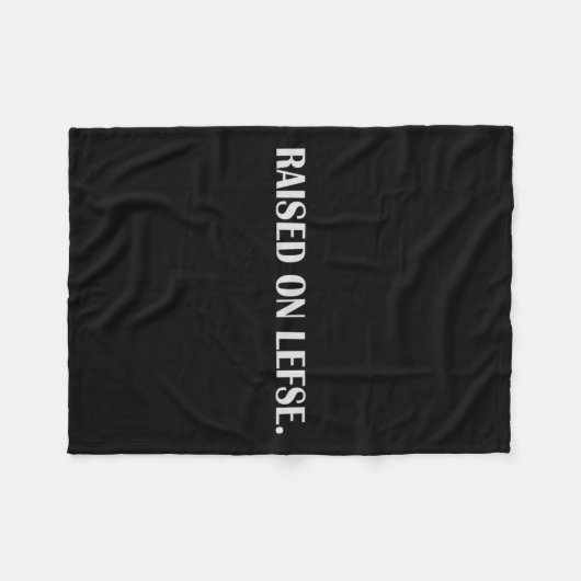 レフトに育つおもしろいノルウェー料理ファミリーバケーション フリースブランケット (正面(横))