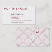 レフトサンワトルヴィティテンカルテ 名刺 (正面/裏面)