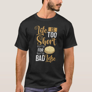 レフトノルウェーパンレシピメーカーフラットブレッドローリ Tシャツ
