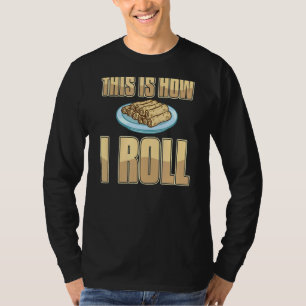 レフトノルウェーパンレシピメーカーフラットブレッドローリ Tシャツ