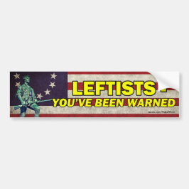 レフト – Bumperステッカー警告に仕上げ バンパーステッカー