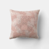 レフルーア牡丹バラチューリップアイリスフローラ花 クッション (裏面)