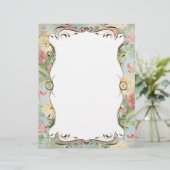 レフルーア牡丹バラチューリップフローラ文房具Pg 2 (スタンド正面)