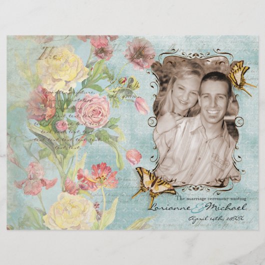 レフルーア牡丹バラチューリップフローラ結婚花 (正面)