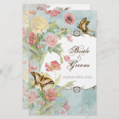 レフルーア牡丹バラチューリップフローラ結婚花 (正面/裏面)