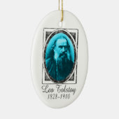 レフ・トルストイのオーナメント セラミックオーナメント (右)