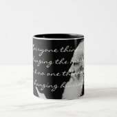 レフ・トルストイ-世界を変えて下さい。 -カスタマイズ ツートーンマグカップ (中央)