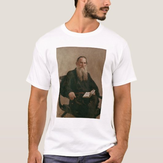 レフTolstoy 1887年 Tシャツ (正面)