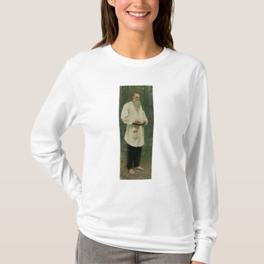 レフTolstoy 1901年のポートレート Tシャツ (正面)