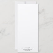 レブ・ナフマンの祈り 4" x 9.25" カードと封筒付き 招待状 (裏面)