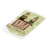 レプお洒落レチャウンサンパトリックの日 マグネット (左側)