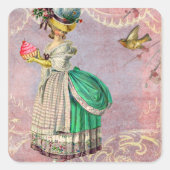 レプティガトーマリーアントワネットカップケーキ スクエアシール (正面)