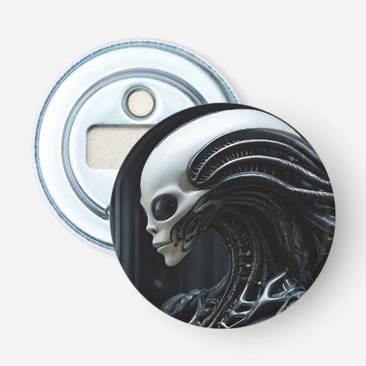 レプティリアンエイリアンプロファイル 栓抜き (正面)