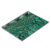 レプティリアンシックエメラルドデザイン ノートブック (左側)