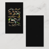 レプティレコラージュリザードゲッコヒヒゲドラゴン 名刺 (正面/裏面)