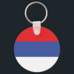 レプブリカ・スルプスカの旗 キーホルダー<br><div class="desc">レプブリカ・スルプスカの愛国旗</div>