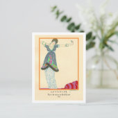 レプペアールデコファッションイラストレーション ポストカード (スタンド正面)