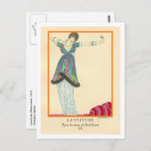 レプペアールデコファッションイラストレーション ポストカード (正面/裏面)