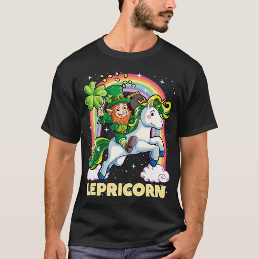 レプラコーンに乗るユニコーン Tシャツ (正面)